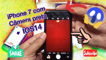 IPHONE 7 COM CÂMERA PRETA - NÃO ATUALIZEM PARA O IOS 14 SE POSSUI O IPHONE 7 OU 7 PLUS - IOS 14 BUGS