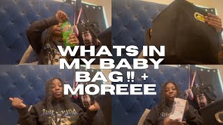 WHATS IN MY BABY BAG ?? | NEW BASKET #2 && MOREEE