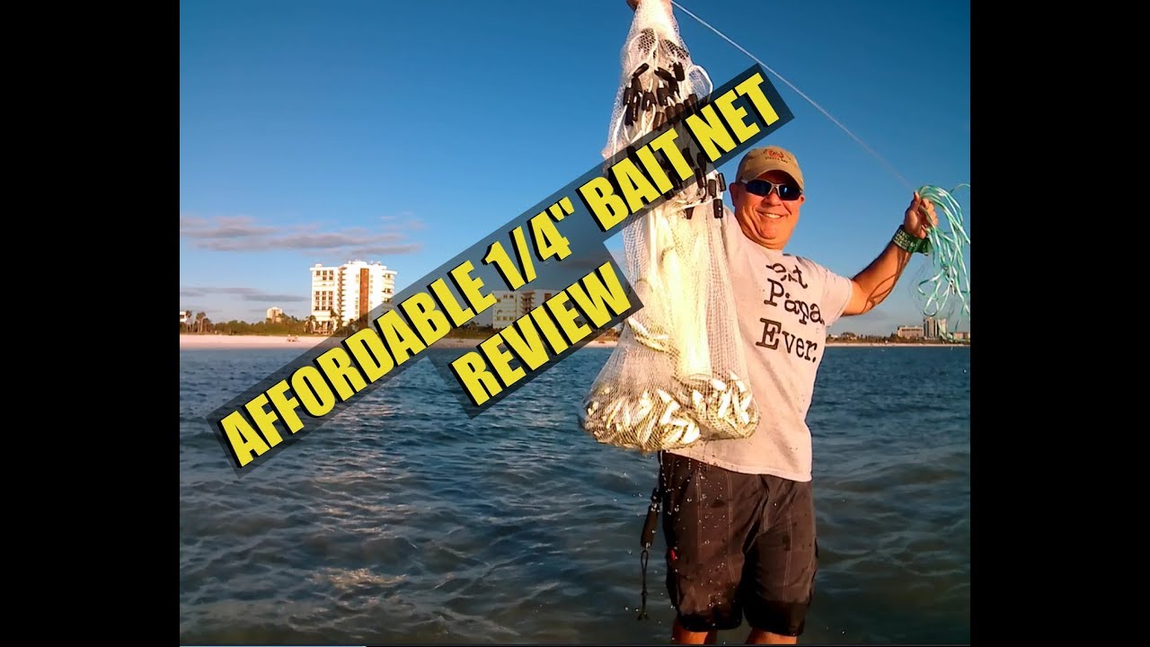 Bait Net Review Super Spreader 1/4 Nylon Fishing Cast Net 