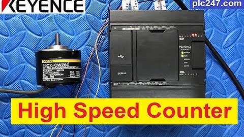 Keyence KV Nano "High Speed Counter" Tutorial