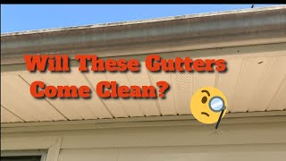 Will La’s Totally Awesome work on These Gutters? Gutter whitening Howto