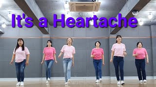 It's a Heartache line dance (Beginner) Demo