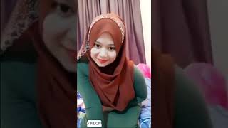 Jilbob Baju Hijau Senam Tipis - tipis HOT