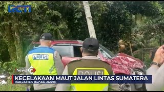 Kecelakaan Maut di Jalan Lintas Sumatra, Sopir Mobil Tewas #SeputariNewsPagi 03/11