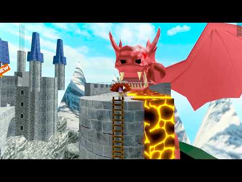 Roblox Escape The Lava Dragon Dungeon Let S Play Video Youtube - cookieswirlc in roblox obbys