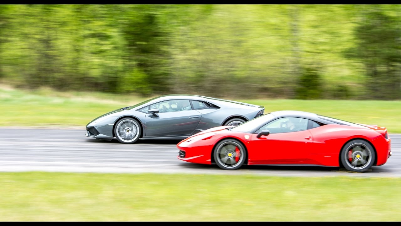 Arriba 101+ imagen lamborghini huracan vs ferrari 458