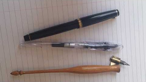 Spencerian with a modified Namiki Falcon, dip nib and Pilot Penmanship fountain pen