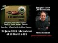 22 June 2024 rebroadcast of 13 March 2021 w/guest Peter Robbins: The Paranormal View radio show