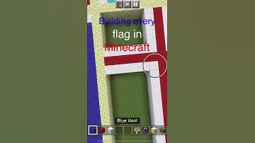 Building every flag in Minecraft Part 10: Iceland #shorts