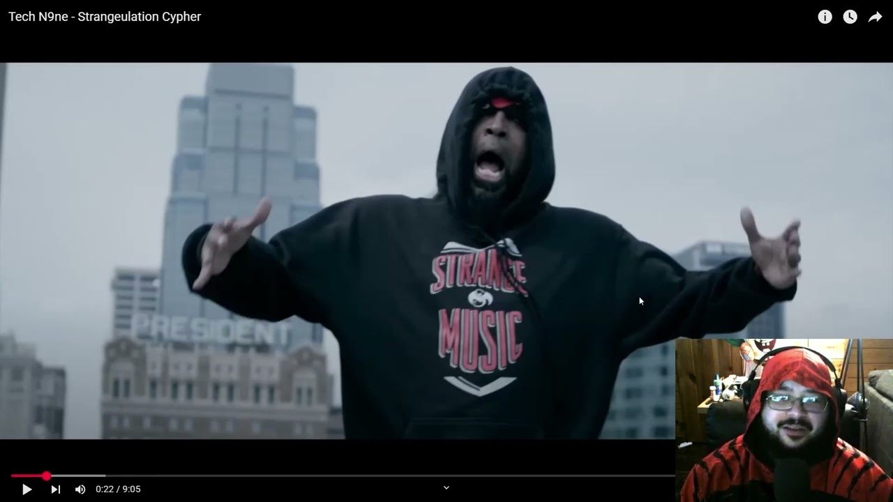REACTING TO TECH N9NE'S FIRST STRANGEULATION CYPHER