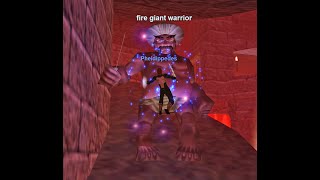 Druid Solos Fire Giant Warrior, Nagafen's Lair, Project 1999 EverQuest