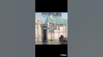 THIS SMOKE WON ME THE GAME! CS2! #1v5  #cs2 #dust2