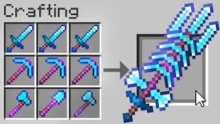 Minecraft UHC but you can craft a 'Multi Tool'..
