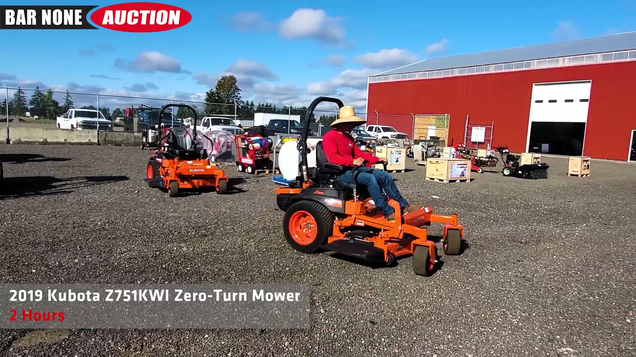 ＫＵ 2019 Kubota Z751KWI Zero Turn Mower - YouTube