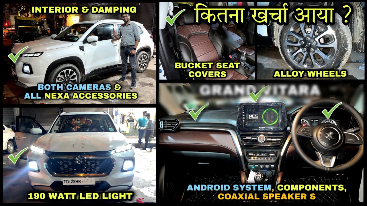Grand Vitara base to top modified Grand vitara genuine accessories