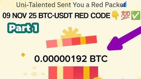 Binance Red Packet code in Binance Today Claim USDT BTC TON Red packet code 9 November 2025