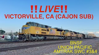 🔴Live🔴Victorville, California (BNSF'S CAJON SUB)