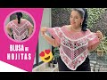 CÓMO TEJER UNA BLUSA DE HOJITAS EN GANCHO O CROCHET 🍂 🍂  Yo Tejo con LAURA CEPEDA