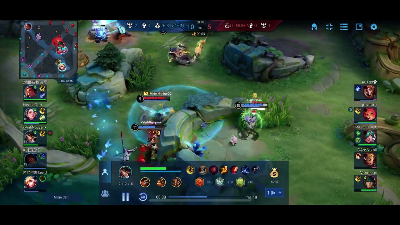 Top 1 macôpôlô đi team 3 combat liên tục rank 7x