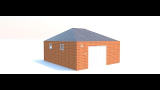 3D MODEL GARAGE OF HOME FOR UNITY3D / BY JIMYPLAYS