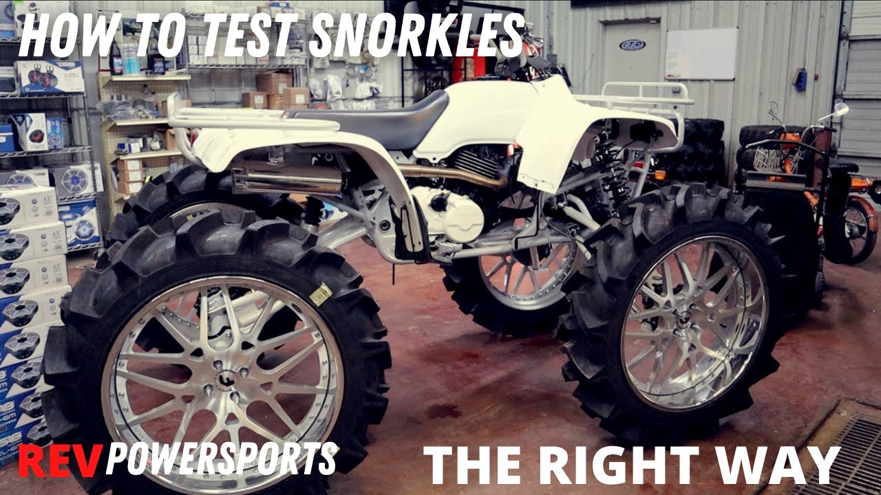 HOW TO TEST YOUR ATV/SXS SNORKELS THE RIGHT WAY! YouTube