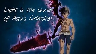 Licht Is The Original Owner Of Astas Grimoire