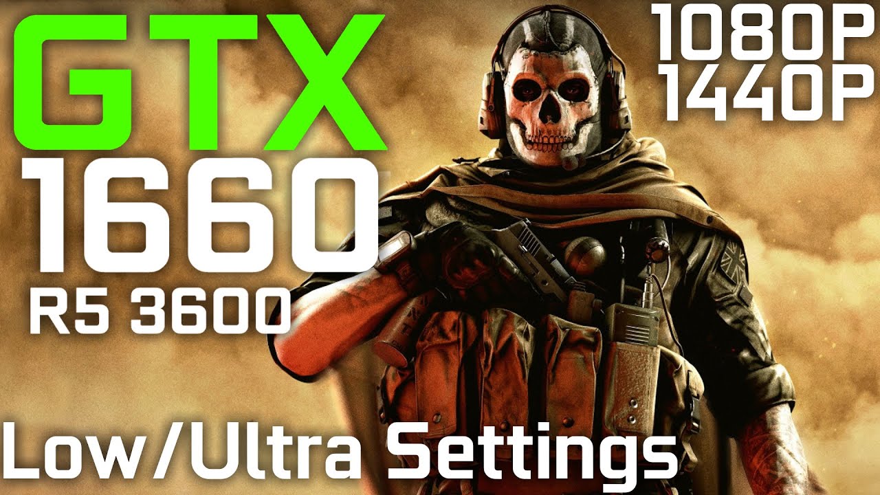 Call of Duty: Warzone | GTX 1660 + Ryzen 5 3600 | Low vs. Ultra vs. Custom Settings | 1080p 1440p