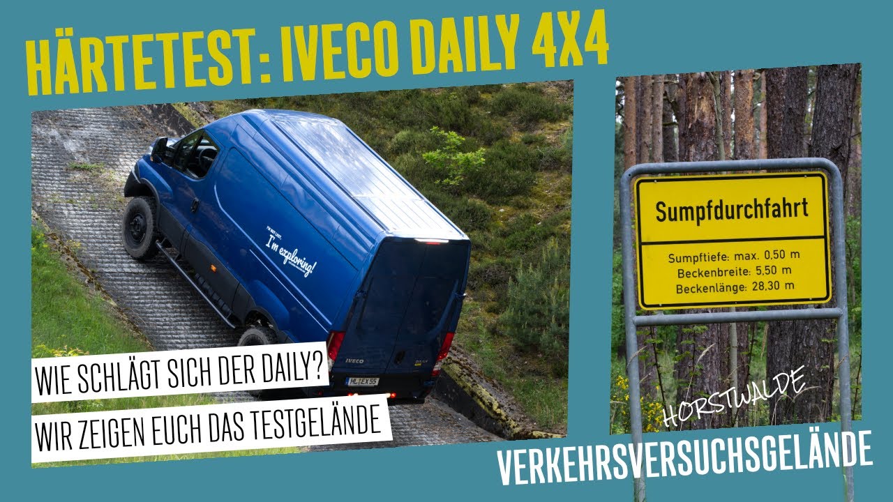 🇬🇧🇩🇪💬 EXTREMTEST:  Wir bringen den Daily 4x4 an seine Grenzen! (Verkehrsversuchsanlage Horstwalde)