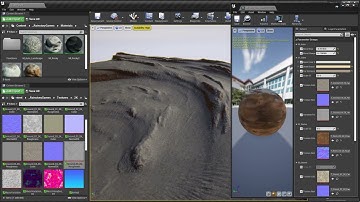 Free Download |  Landscape Auto Material for Unreal Engine + 4 Sample Planet Surface Terrains