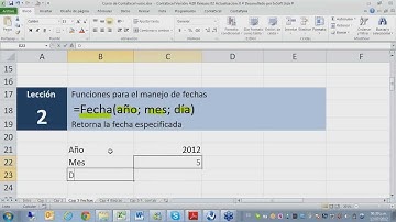 Software Contable ContaPyme - ContaExcel Add In - Funciones para el manejo de fechas