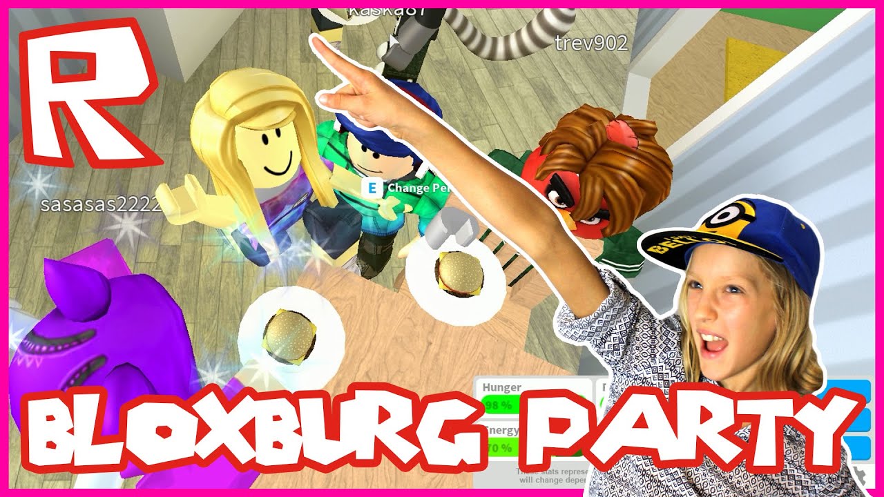 Welcome To Bloxburg Party Roblox Youtube