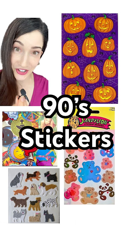 90’s Stickers Nostalgia | #90s #nostalgia