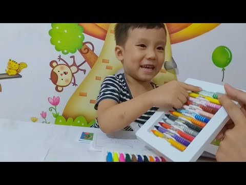 Video CHƠI TRÒ TÔ MÀU VÀ HỌC MÀU SẮC & SỐ ĐẾM TỪ PHẦN QUÀ... - youtube