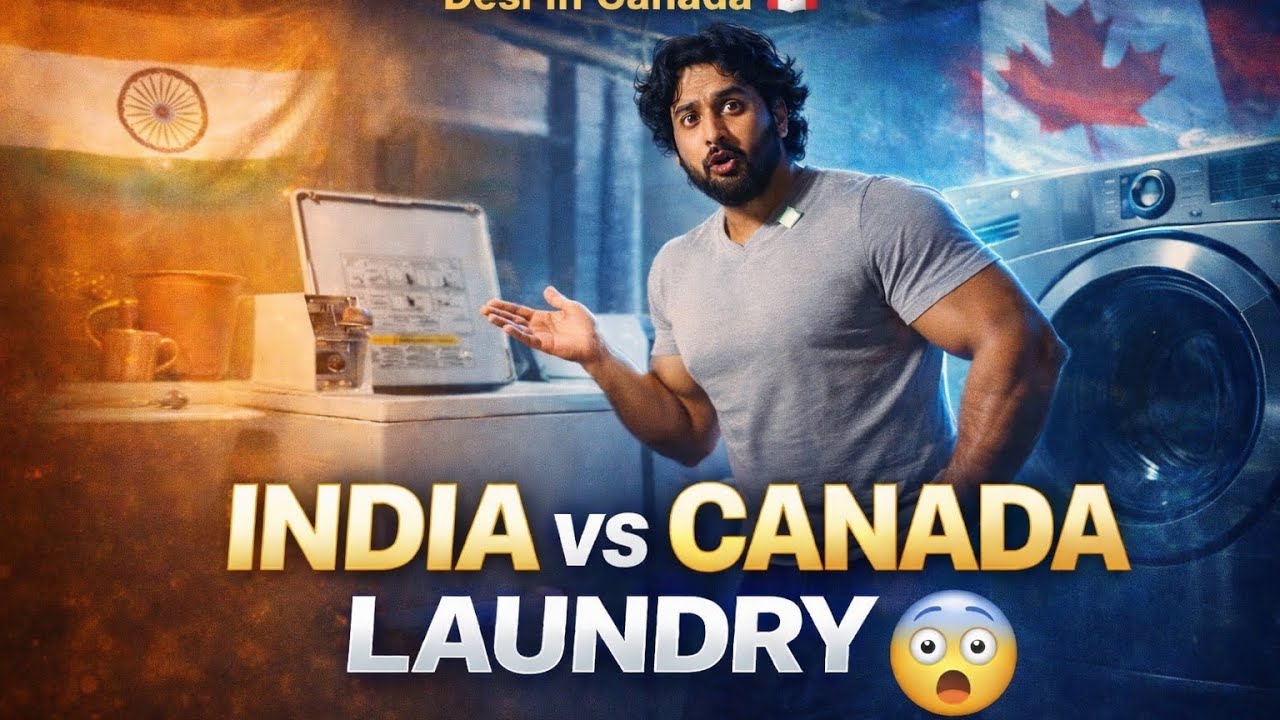 How We Wash Clothes in Canada 🇨🇦 | Indian in Canada Vlog