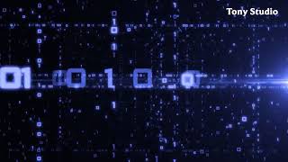 Matrix blueprint animation numbers seamless background