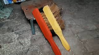 The incredible process behind making household cleaning brushes in a factory...