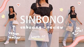 Sinbono Unboxing Review Sustainable And Vegan Bags