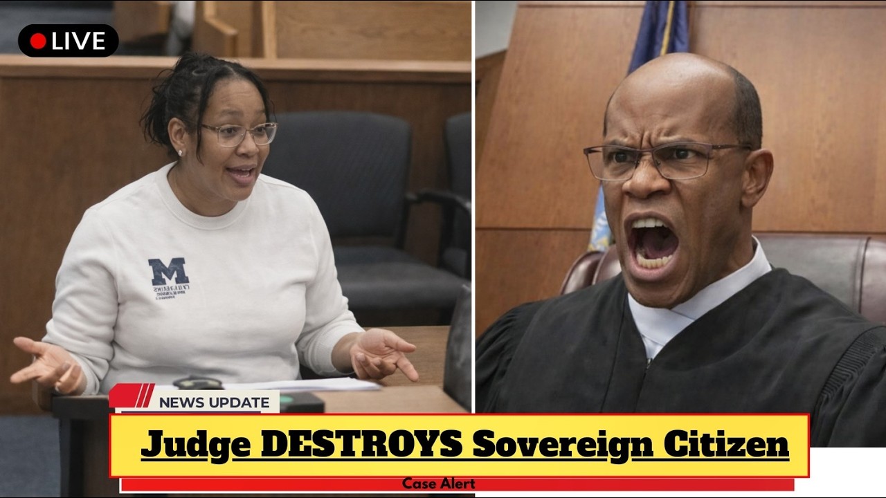 Judge DESTROYS Sovereign Citizen — Courtroom ERUPTS LIVE! “Why Are You Here? Stop Playing!”