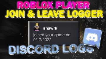 How to create a JOIN LOGGER in ROBLOX STUDIO | Tutorial