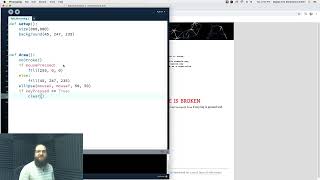 Rob Draws with Python in Processing