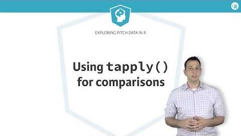 R tutorial: Using tapply() for comparisons
