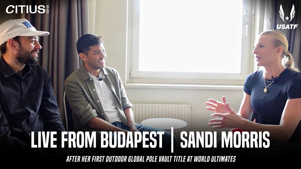 Sandi Morris After Her First Outdoor Global Pole Vault Title At World Ultimates | Live From Budapest