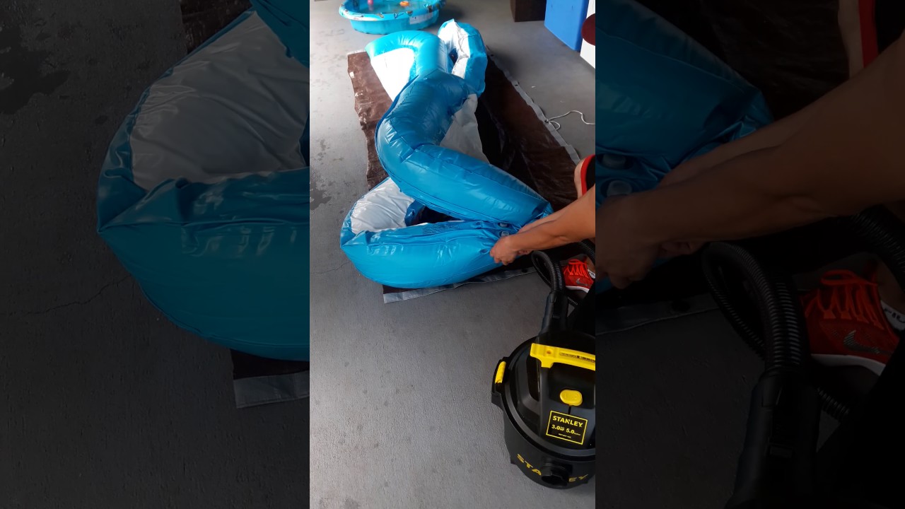 How to inflate a pool YouTube