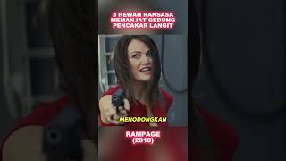 3 Hewan Raksasa Memanjat Gedung.