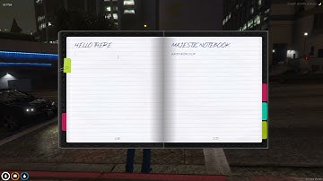 [ESX & QBCore] majestic-notebook - NoPixel 4.0 Inspired Notebook