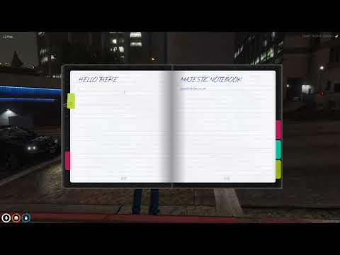 AC-NOTEBOOK | NoPixel 4.0 Inspired Notebook Script FiveM HUD preview