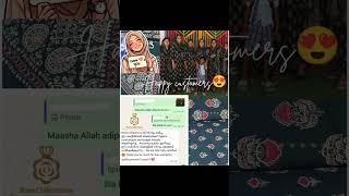 Happy Customer Review ❤ #customerreview #ajrakhcottonmaterial #fasleenasrosecollections