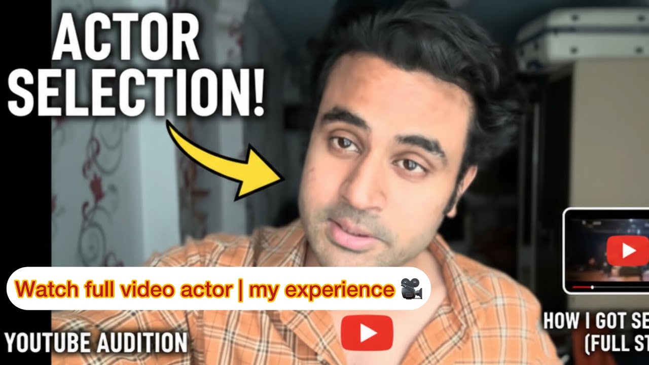 HOW ACTOR GET SELECTED AUDITION FOR SHOOTING MUST WATCH 👉🎭🎥😎 |ACTORS MUST WATCH MY EXPERIENCE #vlog 