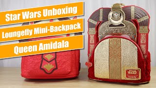 Loungefly Queen Amidala Mini-Backpack - Star Wars Unboxing