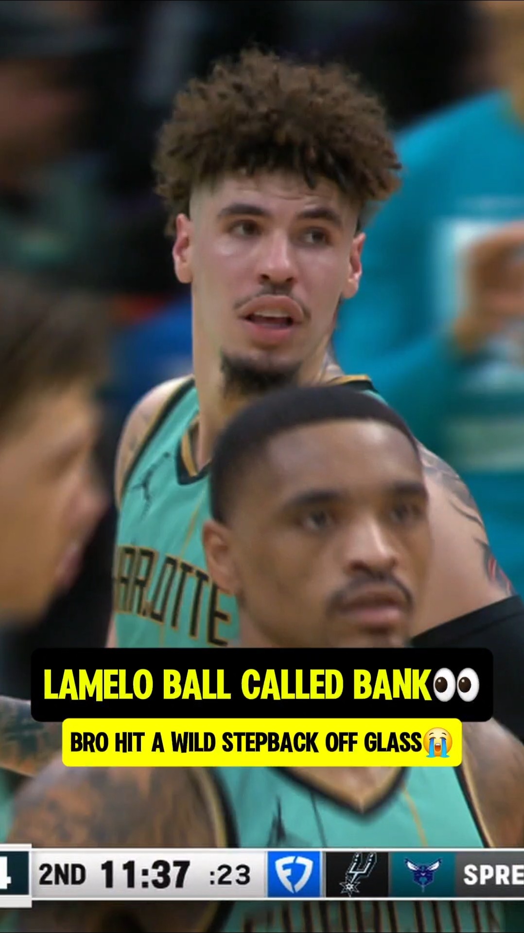 Melo shoved bro called bank in his face?